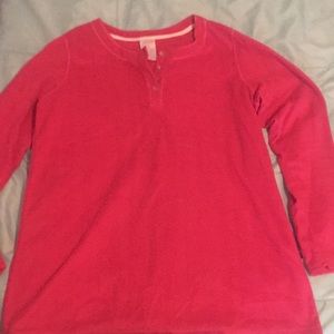 Long sleeve night shirt.